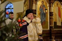 В Рождественский сочельник архиепископ Артемий возглавил великое повечерие и всенощное бдение в кафедральном соборе Гродно