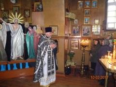 Соборное богослужение духовенства Свислочского благочиния в храме Воздвижения Креста Господня