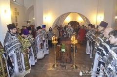 Архиепископ Артемий совершил Литургию Преждеосвященных Даров в храме деревни Мурованка