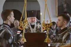 Владыка Артемий возглавил великое повечерие в храме святого князя Владимира города Гродно