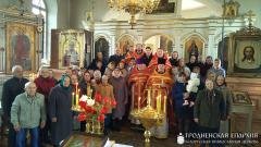 В храме деревни Пески состоялось соборное богослужение духовенства Мостовского благочиния