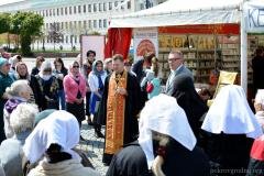 Гродненский благочинный и настоятель кафедрального собора совершили молебен на открытии православной выставки "Кладезь"