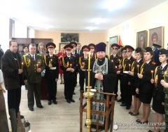 Священник принял участие в праздничных мероприятиях, посвященных 100-летию Вооруженных Сил Беларуси