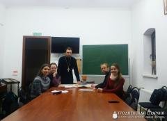 Состоялась рабочая встреча членов молодежного совета отдела по работе с молодежью Гродненской епархии