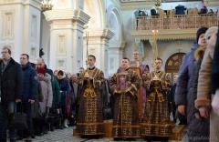 В Неделю 2-ю Великого поста архиепископ Артемий возглавил литургию в Покровском соборе