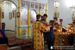 В Благовещенском храме города Волковыска была отслужена миссионерская Литургия Преждеосвященных Даров
