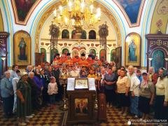 Соборное богослужение Мостовского благочиния в храме Рождества Иоанна Предтечи агрогородка Лунно