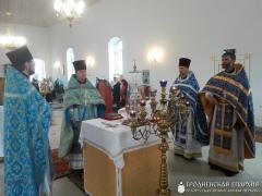 В храме Преображения Господня поселка Сопоцкин состоялось соборное богослужение духовенства Скидельского благочиния