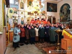 В храме деревни Дубно состоялось соборное богослужение священнослужителей Мостовского благочиния