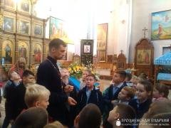 Школьники посетили кафедральный собор Волковыска