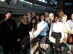Международную выставку «Беларусь и Библия» в Национальной библиотеке посетили преподаватели воскресной школы Покровского собора