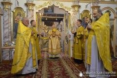 Архиепископ Артемий совершил литургию в храме деревни Дубно
