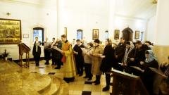 В Никольском храме города Гродно состоялась литургия с народным пением