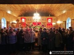 Соборное богослужение духовенства Мостовского благочиния