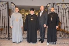 Архиепископ Артемий провел встречу с Послом Чешской Республики в Республике Беларусь