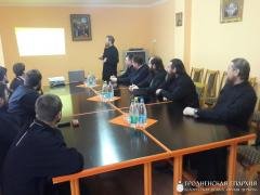Встреча священнослужителей Щучинского и Вороновского благочиний с протодиаконом Павлом Бубновым Встреча священнослужителей Щучинского и Вороновского благочиний с протодиаконом Павлом Бубновым