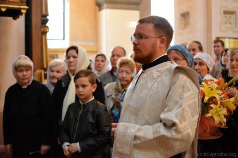 Свято-Покровский кафедральный собор Гродно, празднование явления "Казанской" и диаконская хиротония
