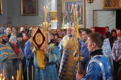 В престольный праздник архиепископ Артемий посетил  храм деревни Житомля