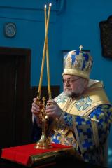В престольный праздник архиепископ Артемий посетил  храм деревни Житомля