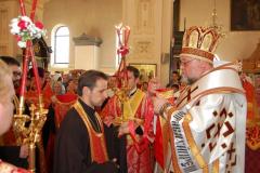5 мая 2013г. Архиепископ Артемий возглавил Пасхальную великую вечерню в кафедральном соборе Гродно