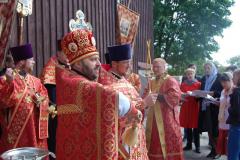 26 мая 2013г. В день памяти Коложской иконы Богородицы архиепископ Артемий совершил Божественную литургию в Борисо-Глебском (Коложском) храме