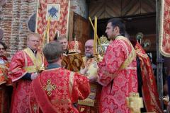 26 мая 2013г. В день памяти Коложской иконы Богородицы архиепископ Артемий совершил Божественную литургию в Борисо-Глебском (Коложском) храме