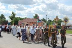 13 июня 2013г. Архиепископ Артемий совершил закладку капсулы в основание строящегося храма г.п.Пограничный