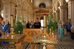 27 июля 2013г. Архиепископ Артемий совершил всенощное бдение в кафедральном соборе Гродно