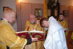 3 августа 2013г., Высокопреосвященнейший Артемий, архиепископ Гродненский и Волковысский, совершил всенощное бдение в Свято-Покровском кафедральном соборе г.Гродно
