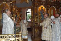 19 августа 2013г. В праздник Преображения Господня архиепископ Артемий совершил литургию в Покровском соборе Гродно