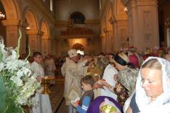 19 августа 2013г. В праздник Преображения Господня архиепископ Артемий совершил литургию в Покровском соборе Гродно