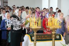 28 августа 2013г. В день престольного праздника в обновленном храме деревни Коптевка была совершена литургия