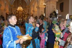 28 августа 2013г. В праздник Успения Богородицы архиепископ Артемий совершил литургию в кафедральном соборе Гродно