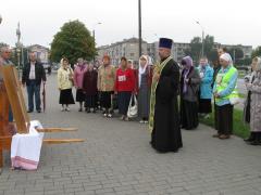 13 сентября 2013г. Крестный ход в честь празднования чуда явления Божией Матери «Августовская» и в память воинов 1-й и 2-й мировых войн