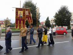 21 сентября 2013г. Крестный ход к строящемуся храму города Свислочь