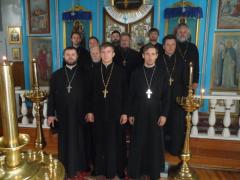 Соборное богослужение духовенства Скидельского благочиния