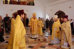 13 октября 2013г. Архиепископ Артемий совершил Божественную литургию в Никольском храме Архиерейского подворья