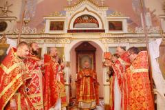 8 ноября 2013г. Архиепископ Артемий совершил литургию в храме во имя св. Димитрия Солунского аг.Малая Берестовица
