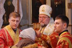 8 ноября 2013г. Архиепископ Артемий совершил литургию в храме во имя св. Димитрия Солунского аг.Малая Берестовица