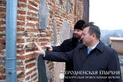 13 декабря 2013г. Мэр Гродно посетил Коложский храм