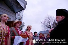9 января 2014 года. Архиепископ Артемий совершил литургию в храме Святого Духа деревни Озеры