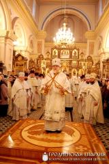 22 февраля 2014 года. Патриарший Экзарх всея Беларуси совершил литургию и панихиду в Покровском кафедральном соборе города Гродно 22 февраля 2014 года. Патриарший Экзарх всея Беларуси совершил литургию и панихиду в Покровском кафедральном соборе города Гродно