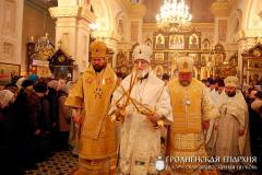 22 февраля 2014 года. Патриарший Экзарх всея Беларуси совершил литургию и панихиду в Покровском кафедральном соборе города Гродно 22 февраля 2014 года. Патриарший Экзарх всея Беларуси совершил литургию и панихиду в Покровском кафедральном соборе города Гродно