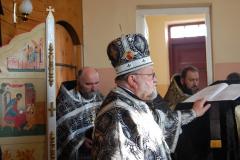 11 марта 2014 года. Архиепископ Артемий совершил Литургию Преждеосвященных Даров в храме Архангела Михаила деревни Новый двор 11 марта 2014 года. Архиепископ Артемий совершил Литургию Преждеосвященных Даров в храме Архангела Михаила деревни Новый двор