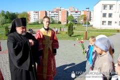 4 мая 2014 года. Архиепископ Артемий совершил литургию в кафедральном соборе Волковыска