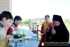 4 мая 2014 года. Архиепископ Артемий совершил литургию в кафедральном соборе Волковыска