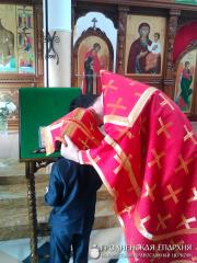 18 мая 2014 года. Первая исповедь для детей в храме святителя Николая Архиерейского Подворья 18 мая 2014 года. Первая исповедь для детей в храме святителя Николая Архиерейского Подворья