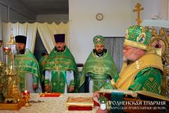 5 июня 2014 года. Архиепископ Артемий совершил литургию в храме преподобной Евфросинии Полоцкой поселка Пограничный 5 июня 2014 года. Архиепископ Артемий совершил литургию в храме преподобной Евфросинии Полоцкой поселка Пограничный