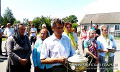 8 июня 2014 года. Освящение поклонных крестов в деревне Скрибовцы 8 июня 2014 года. Освящение поклонных крестов в деревне Скрибовцы