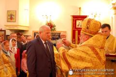 15 июня 2014 года. Архиепископ Артемий совершил литургию в храме Введения во храм Пресвятой Богородицы города Волковыска 15 июня 2014 года. Архиепископ Артемий совершил литургию в храме Введения во храм Пресвятой Богородицы города Волковыска